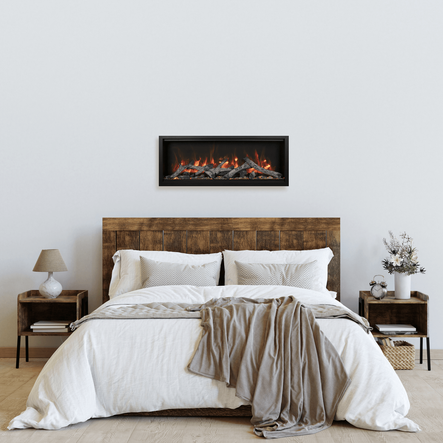 Symmetry XT Smart Electric Fireplace | Amantii | Touch Pad Function | Buy Fireplaces Online