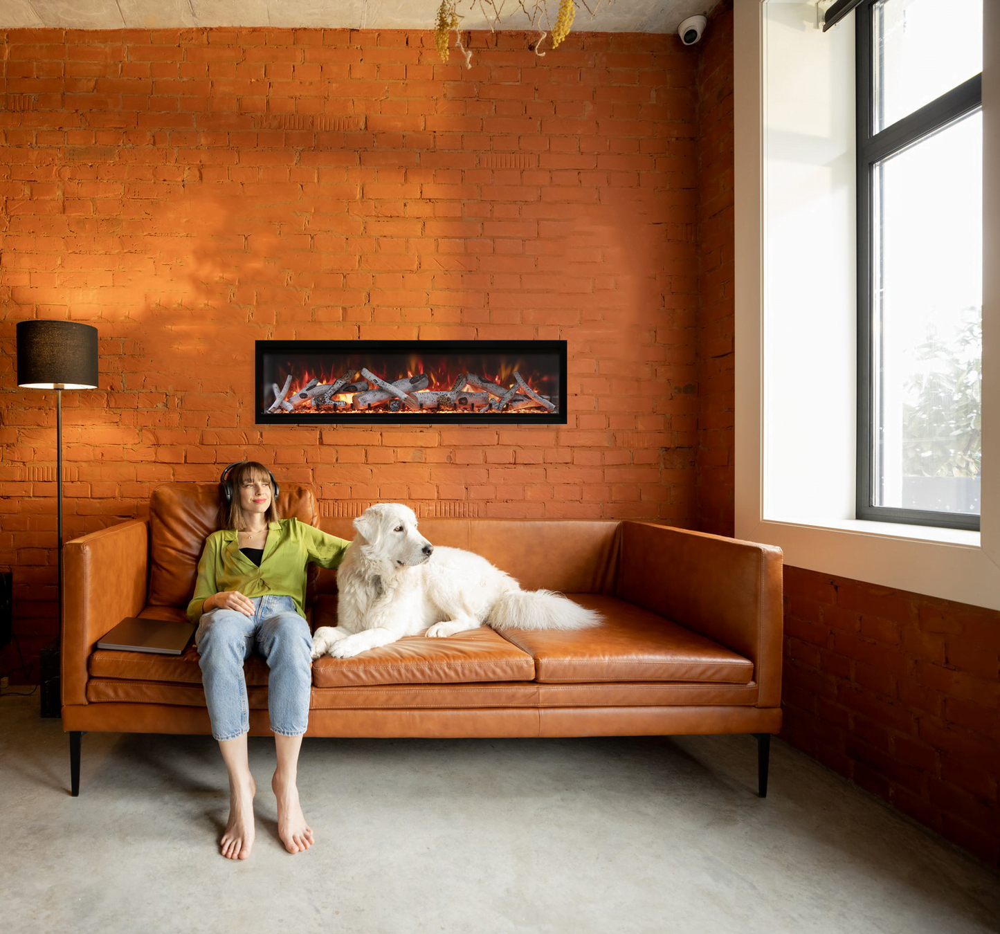 Symmetry XT Smart Electric Fireplace | Amantii | Touch Pad Function | Buy Fireplaces Online