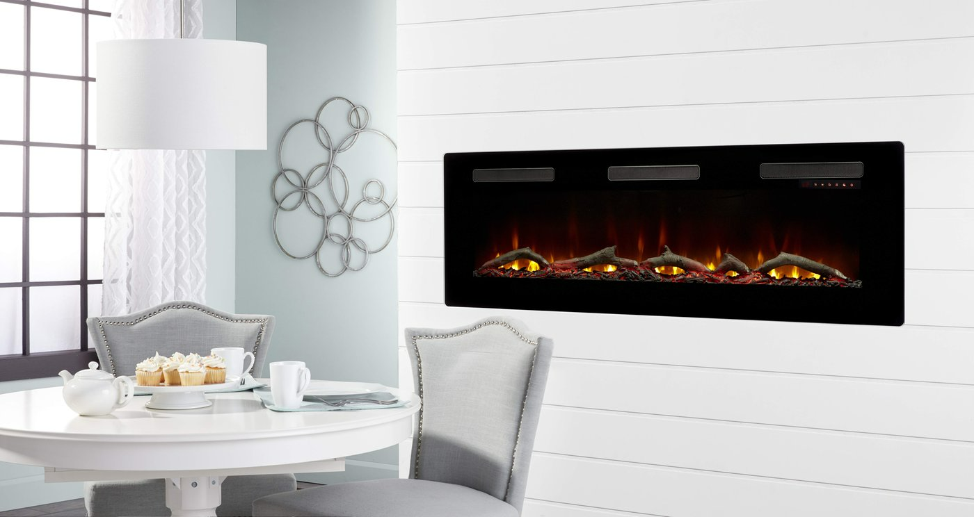 Wall | Built-In Linear Electric Fireplace | Dimplex - 60" Sierra