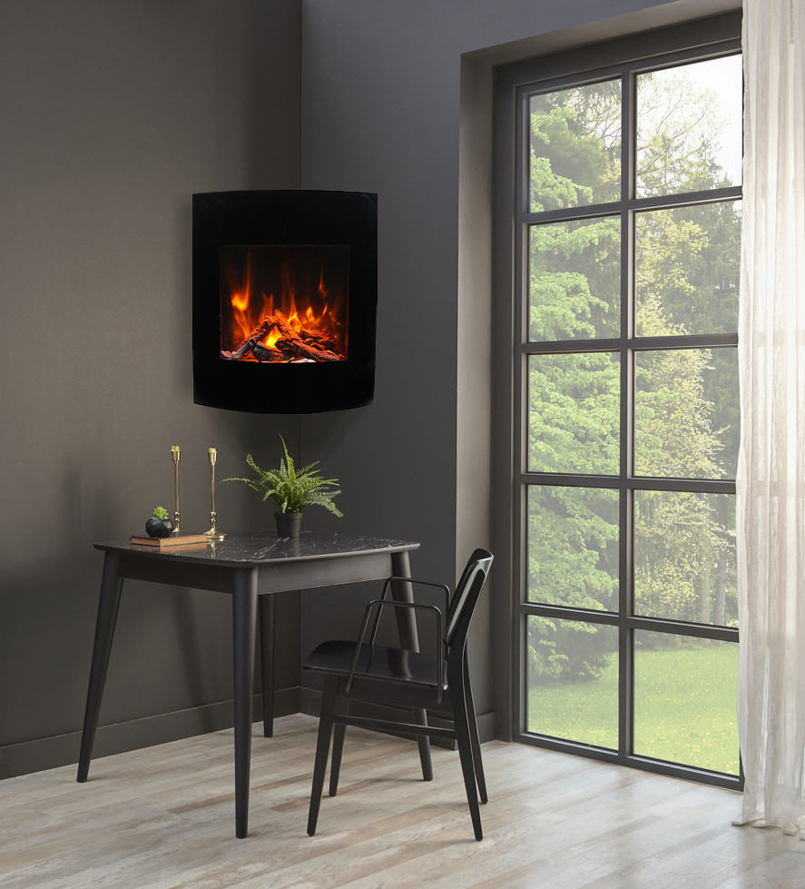 WM-BI-2428-VLR-BG wall mount Smart Electric Fireplace | Amantii | Buy Fireplaces Online