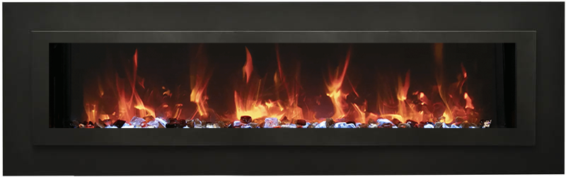 Linear Electric Fireplace | WM-FML-STL | Amantii | Wall Mount | Buy Fireplaces online