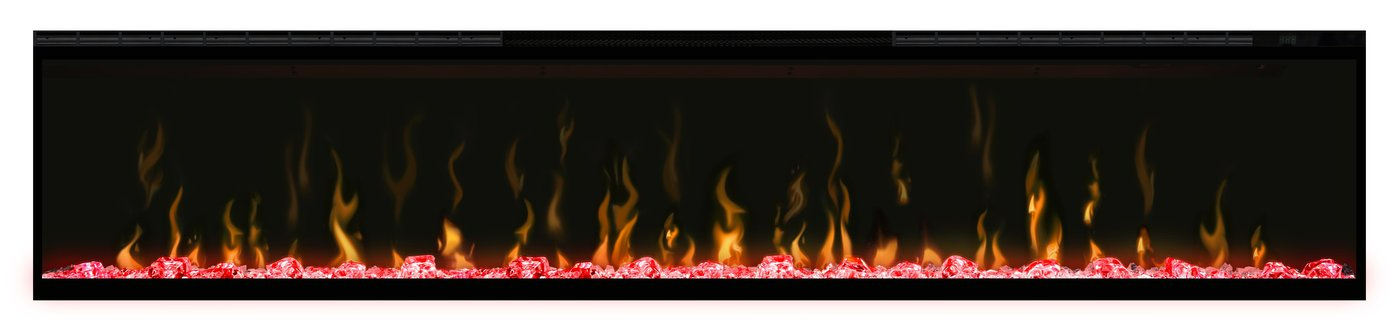 Built-in Linear Electric Fireplace | Dimplex - 74" IgniteXL