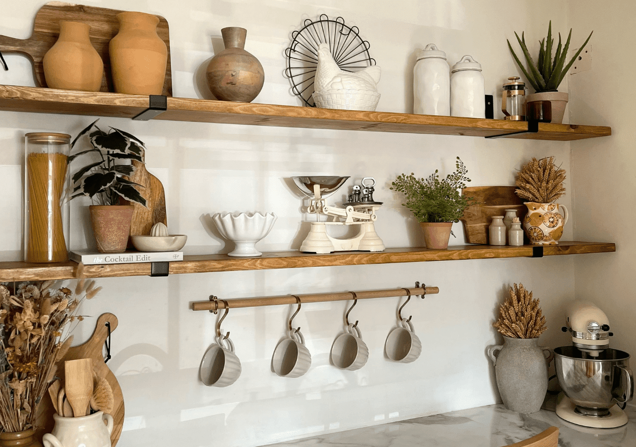 How To Style Open Shelving In Your Kitchen – Bari Decor