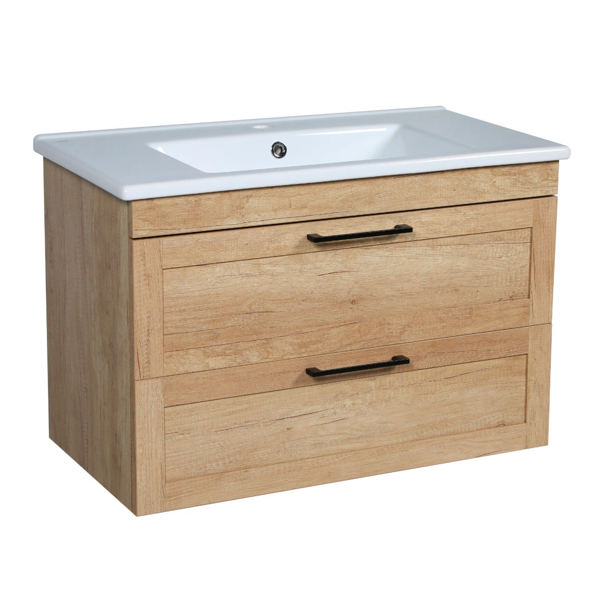 Modern Wall-Mount Bathroom Vanity with Washbasin | Palm Beach Collection | Non-Toxic Fire-Resistant MDF-26" | Buy Vanity Online