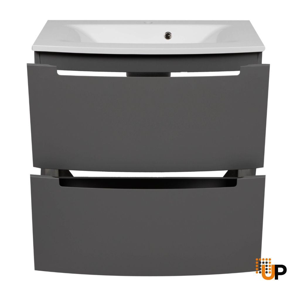 Modern Free Standing Bathroom Vanity with Washbasin | Delux Collection | Non-Toxic Fire-Resistant MDF | Buy Vanity Online