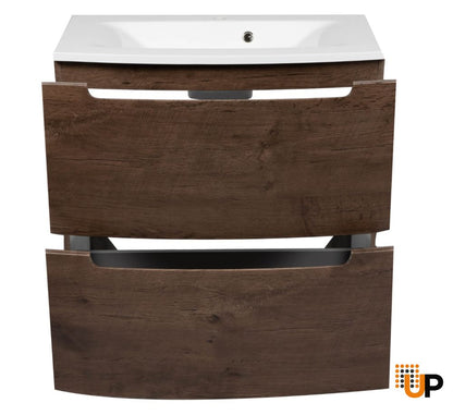 Modern Free Standing Bathroom Vanity with Washbasin | Delux Collection | Non-Toxic Fire-Resistant MDF | Buy Vanity Online