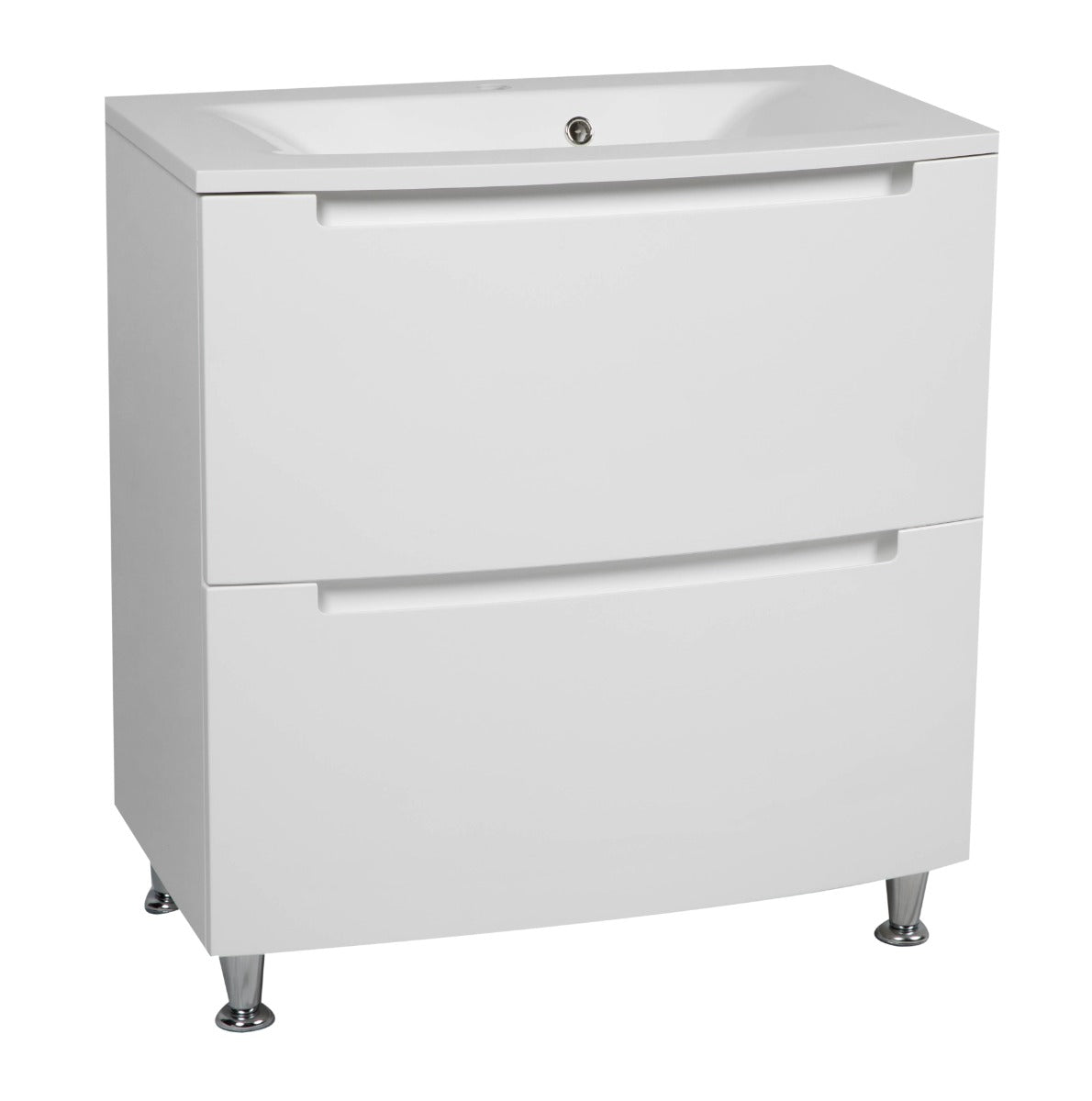 Modern Free Standing Bathroom Vanity with Washbasin | Delux Collection | Non-Toxic Fire-Resistant MDF | Buy Vanity Online