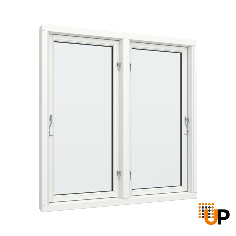 Top-Controlled Window PVC for 2 Rooms | Single Glass Panel | Double Pane | Transparent Glass | Buy Windows Online