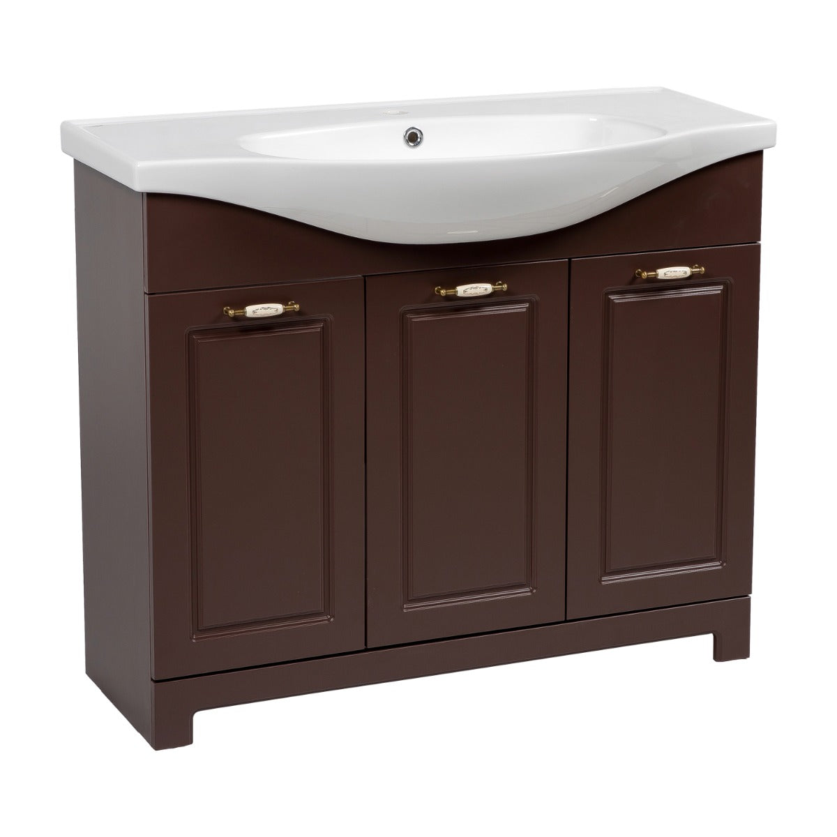 Modern Free Standing Bathroom Vanity with Washbasin | Classic Collection | Non-Toxic Fire-Resistant MDF | Buy Vanity Online