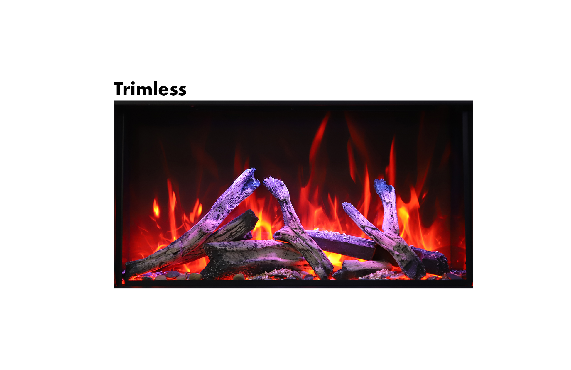 Panorama BI Deep XT Smart Electric Fireplace | Amantii | Built-in Steel Surround | Wifi Enabled | Buy Fireplaces Online