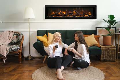 Panorama BI Deep XT Smart Electric Fireplace | Amantii | Built-in Steel Surround | Wifi Enabled | Buy Fireplaces Online