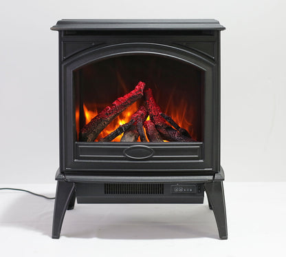 Cast Iron Freestand Electric Fireplace | Amantii | Indoor Fireplace