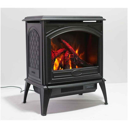 Cast Iron Freestand Electric Fireplace | Amantii | Indoor Fireplace