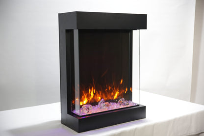 Cube 2025WM Freestand Electric Fireplace | Amantii | Wifi Enabled