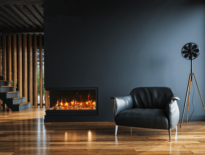 True View Slim Smart Electric Fireplace | Amantii | Wifi Enabled | Buy Fireplaces Online