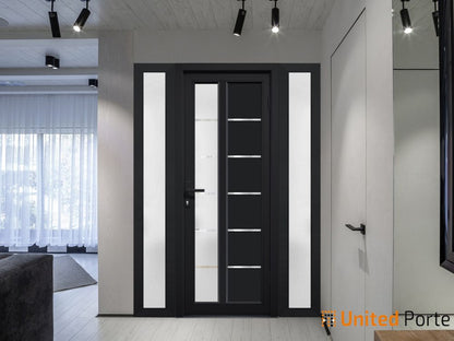 Front Exterior Prehung Fiber Glass Door with Frosted Glass | Commercial and Residential Doors | Buy Doors Online