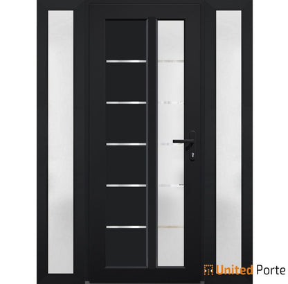 Front Exterior Prehung Fiber Glass Door with Frosted Glass | Commercial and Residential Doors | Buy Doors Online