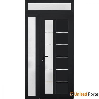 Front Exterior Prehung Fiber Glass Door with Frosted Glass | Commercial and Residential Doors | Buy Doors Online