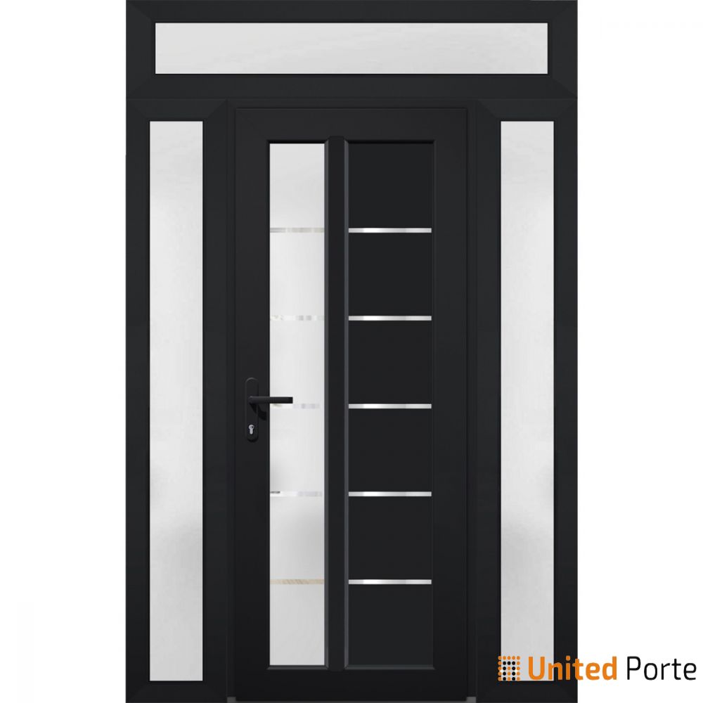 Front Exterior Prehung Fiber Glass Door with Frosted Glass | Commercial and Residential Doors | Buy Doors Online