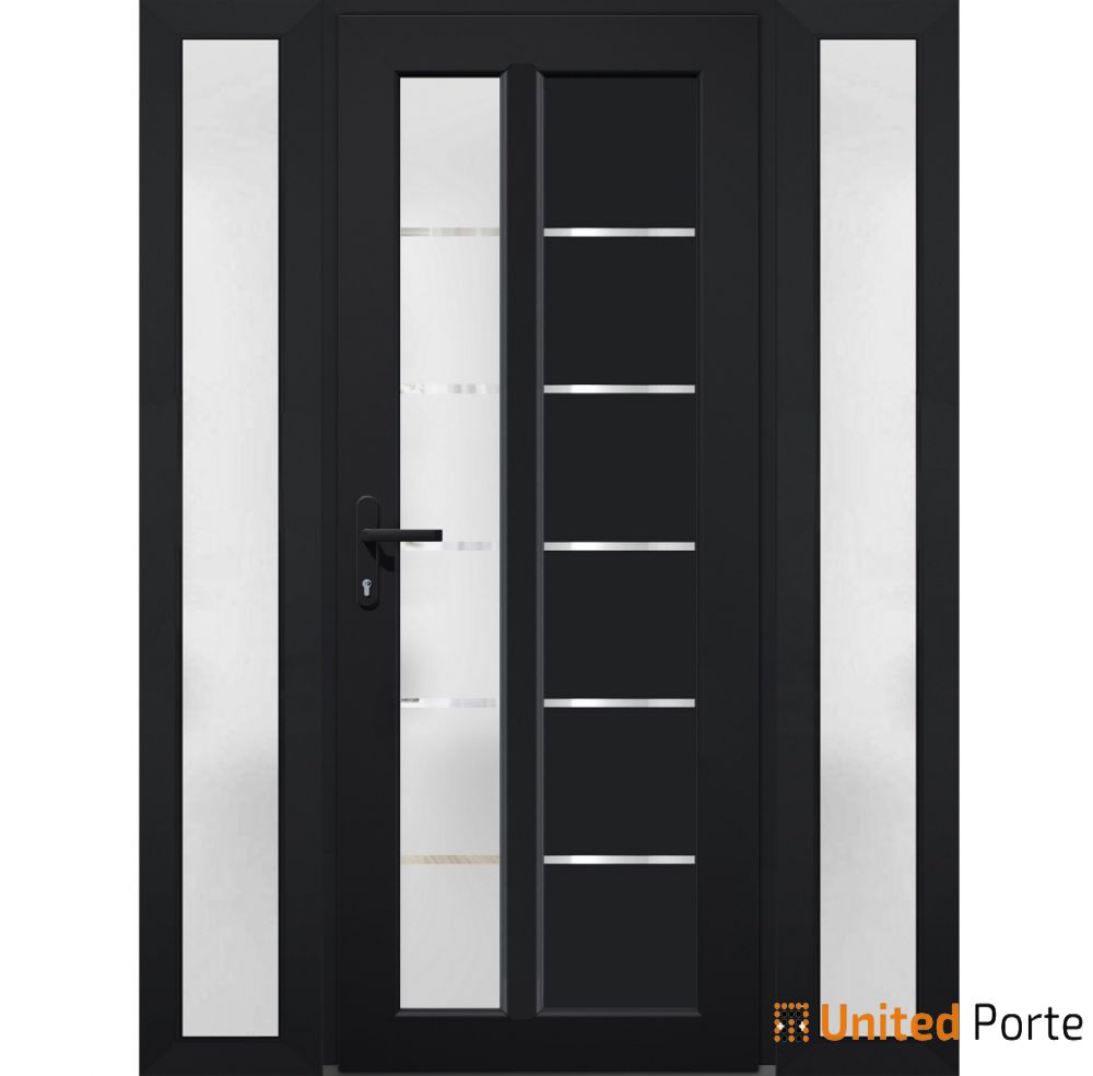 Front Exterior Prehung Fiber Glass Door with Frosted Glass | Commercial and Residential Doors | Buy Doors Online