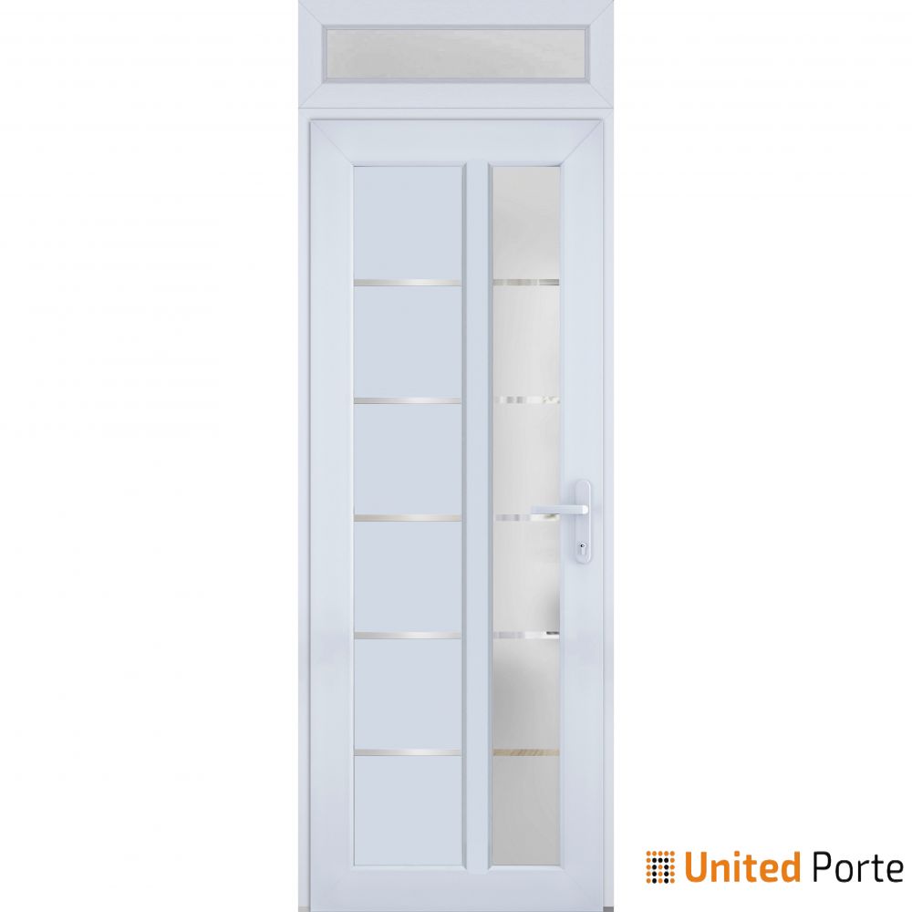 Front Exterior Prehung Fiber Glass Door with Frosted Glass | Commercial and Residential Doors | Buy Doors Online