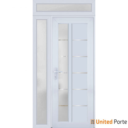 Front Exterior Prehung Fiber Glass Door with Frosted Glass | Commercial and Residential Doors | Buy Doors Online