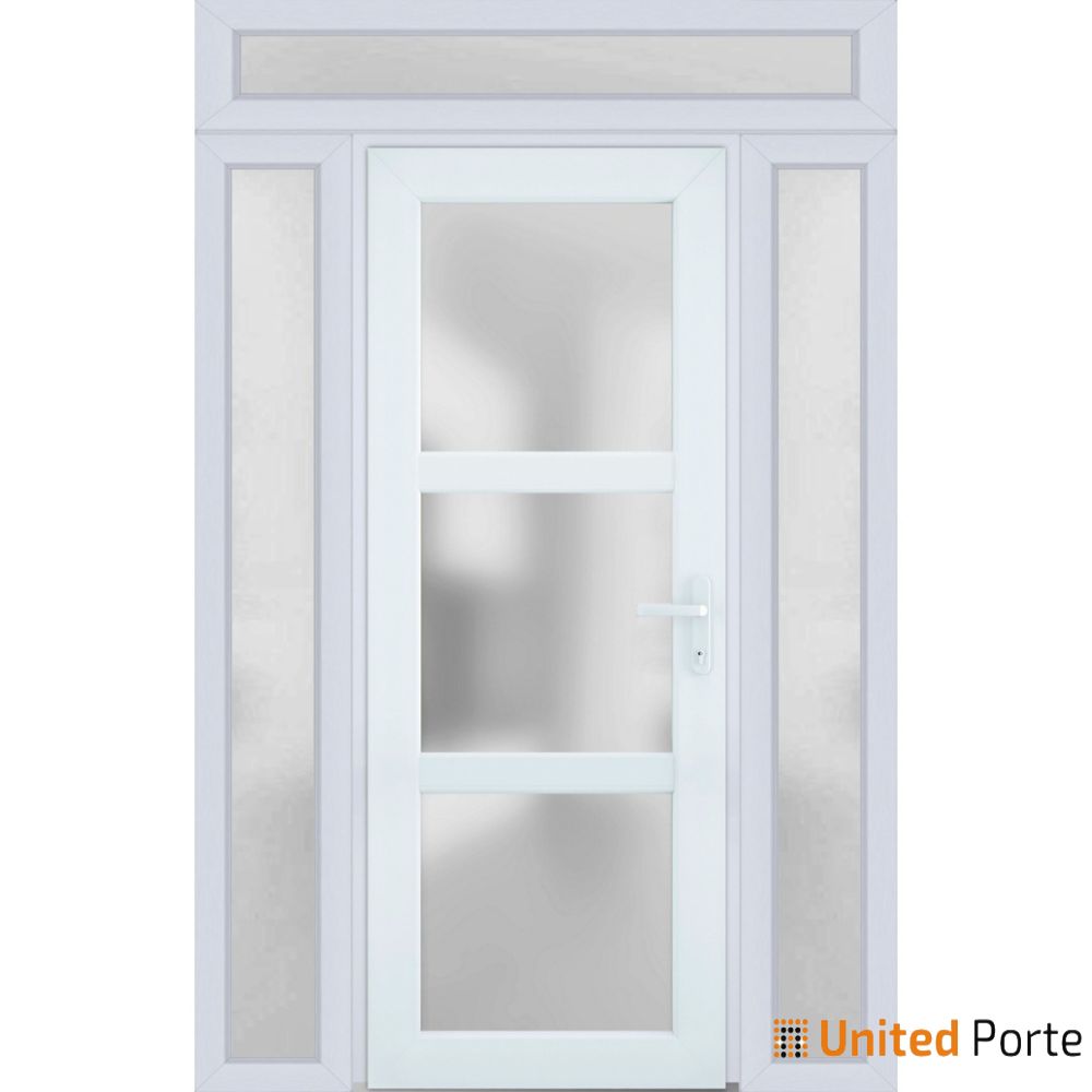 Front Exterior Prehung Fiber Glass Door Frosted Glass | Commercial and Residential Doors | Buy Doors Online