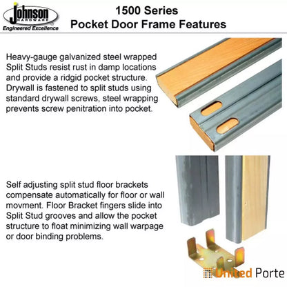 French Pocket Door with Frames | Solid Wood Interior Sliding Closet Sturdy Doors | Buy Doors Online