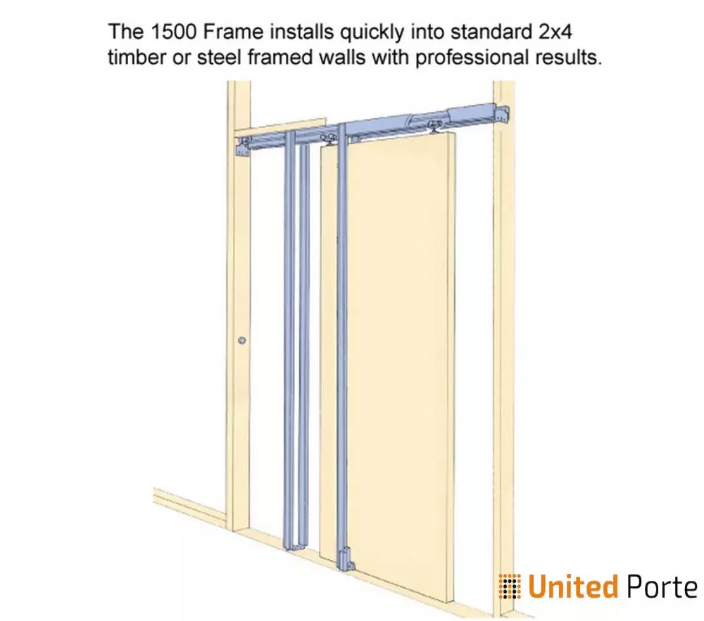 Sliding French Pocket Door with Clear Glass | Solid Wood Interior Bedroom Sturdy Doors | Buy Doors Online