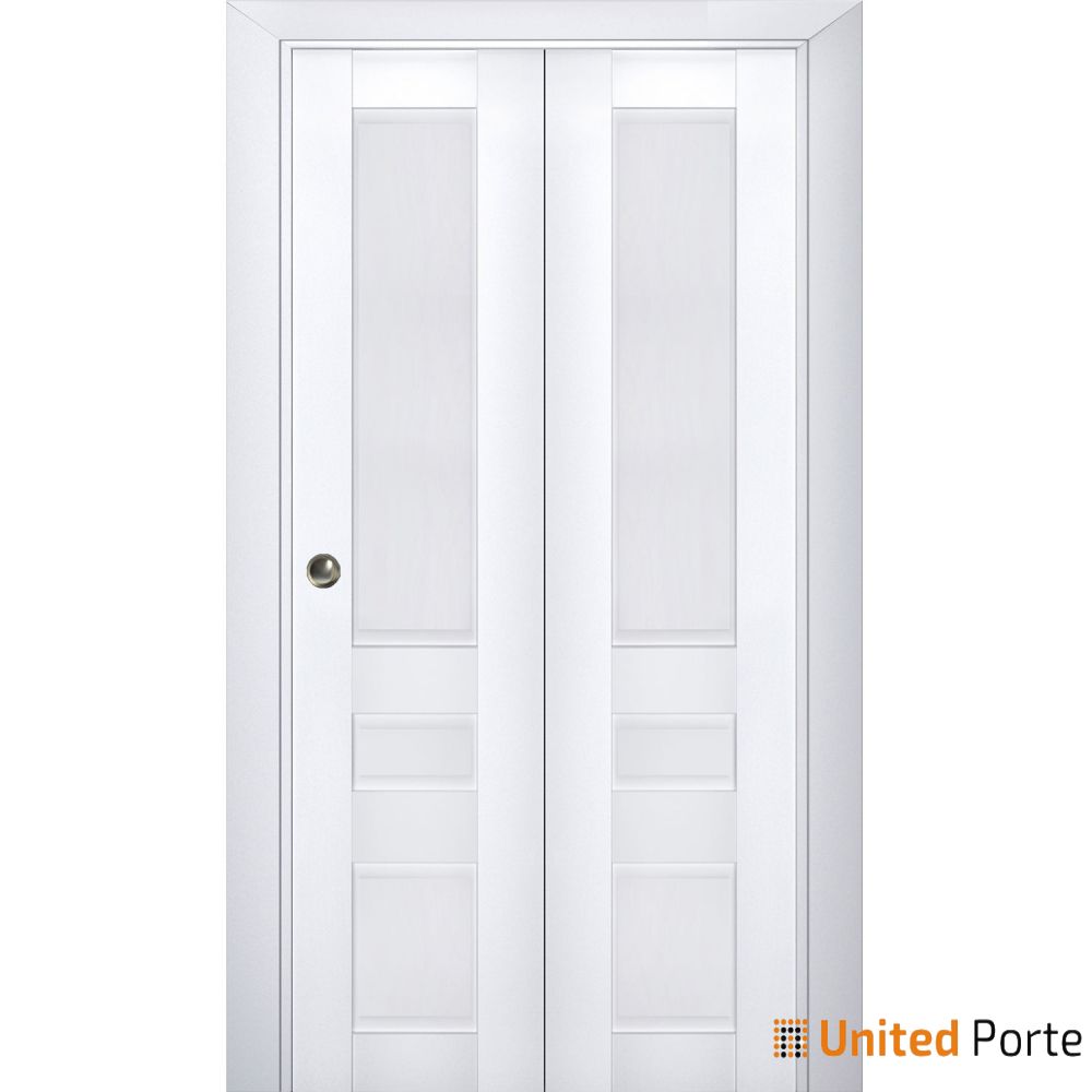 Sliding Closet Bi-fold Door with Decorative Panels | Wood Solid Bedroom Wardrobe Doors | Buy Doors Online