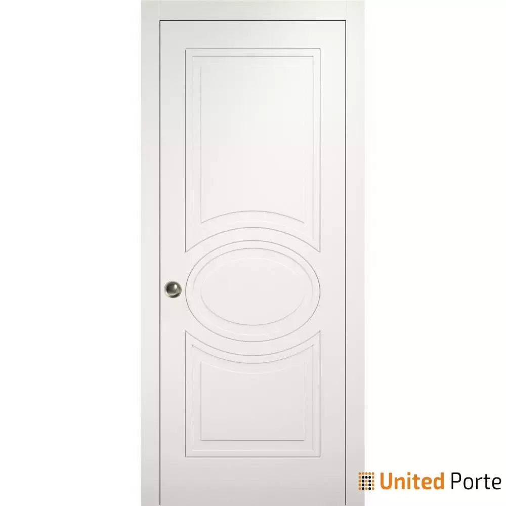 Sliding Pocket Door with Decorative Panels | MDF Interior Bedroom Modern Doors | Buy Doors Online