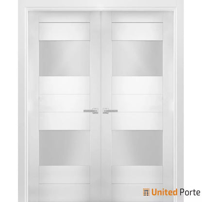 Solid French Door with Opaque Glass | Solid French Door Opaque Glass | Buy Doors Online