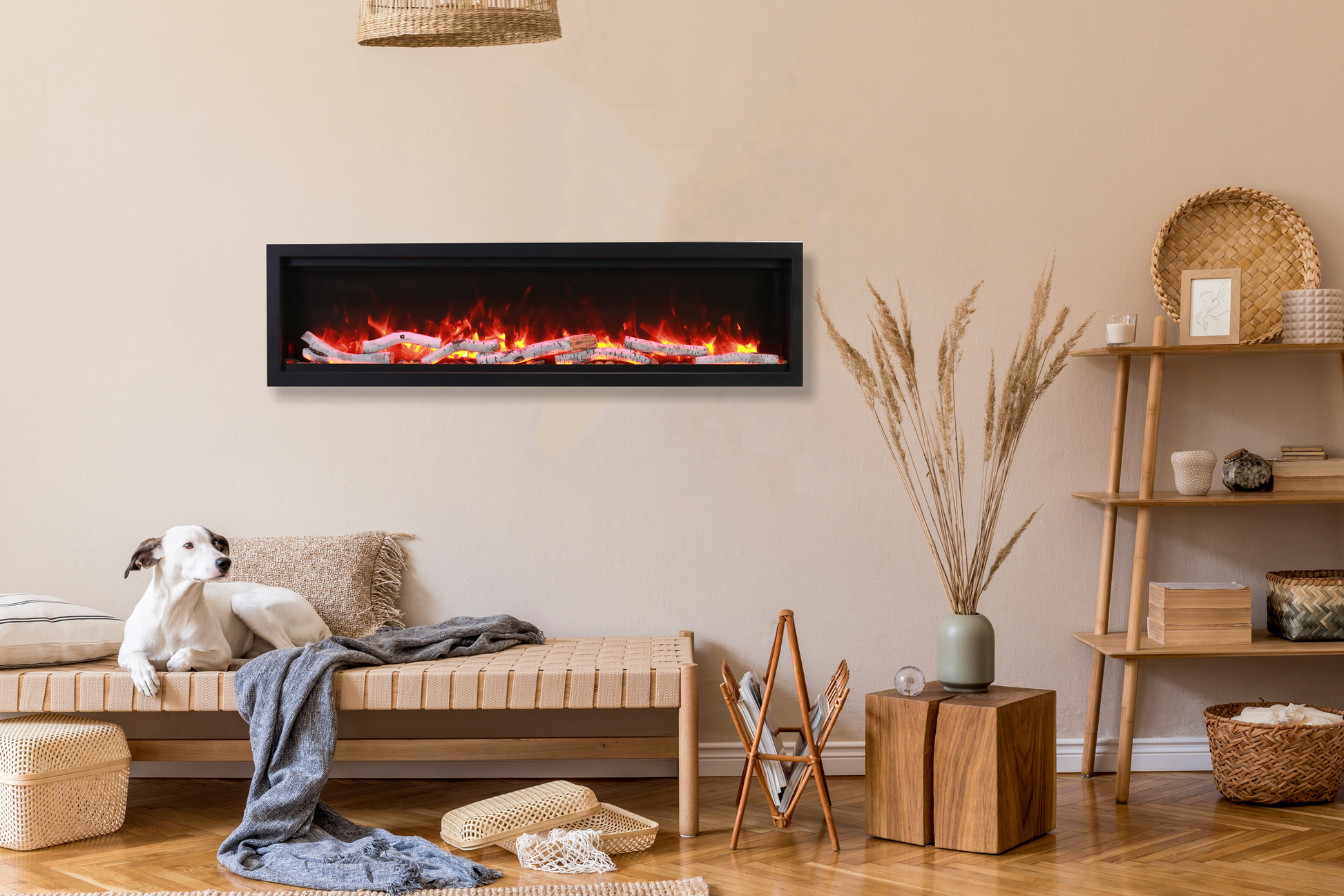 Symmetry Bespoke Electric Fireplace | Amantii | Wifi Enabled | Buy Fireplaces Online