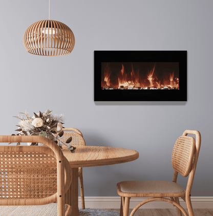 WM-FM-BG wall mount Electric Fireplace | Amantii | Buy Fireplaces Online